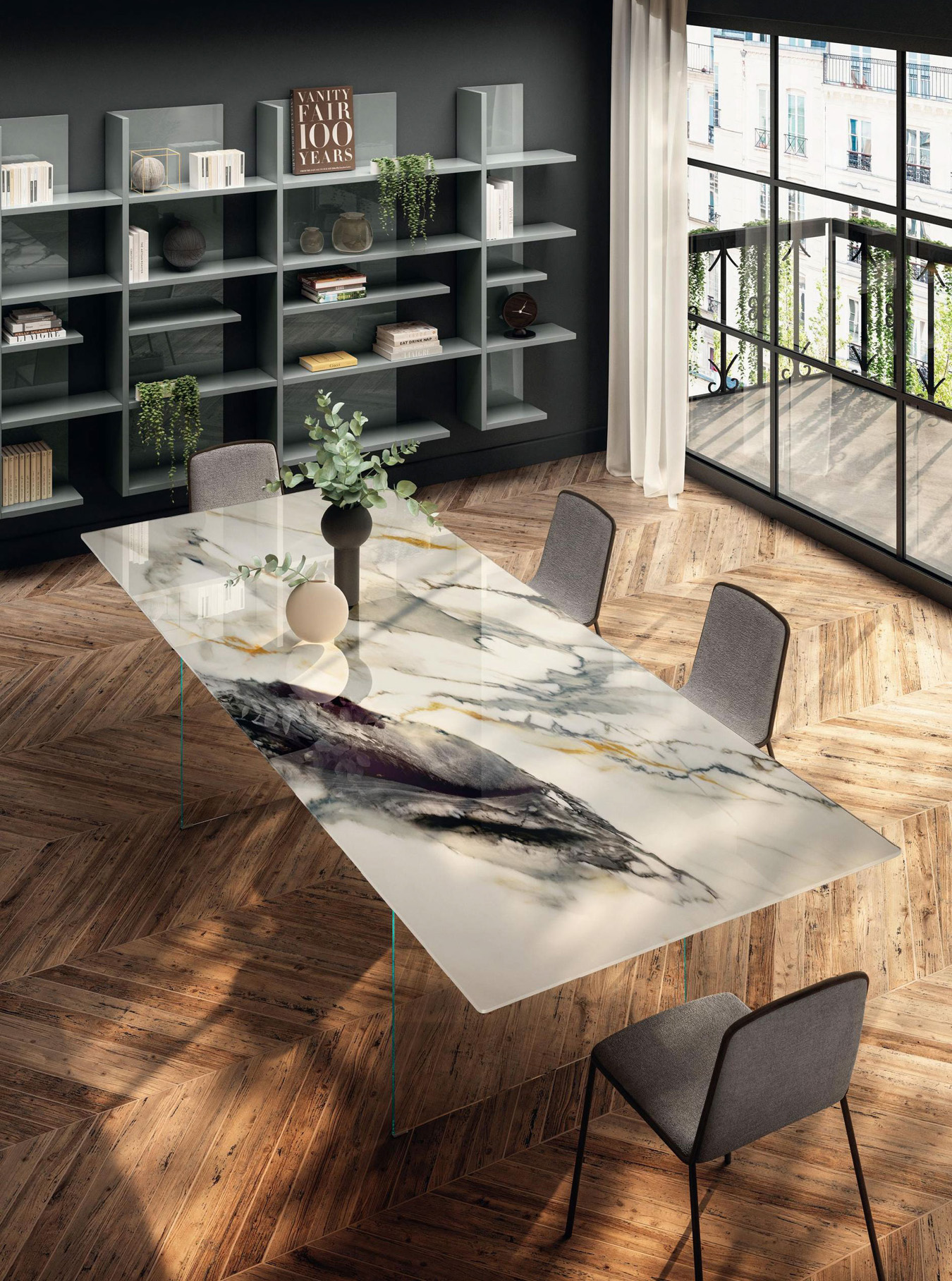 Lago Dining Room Table Air Slim Table 03