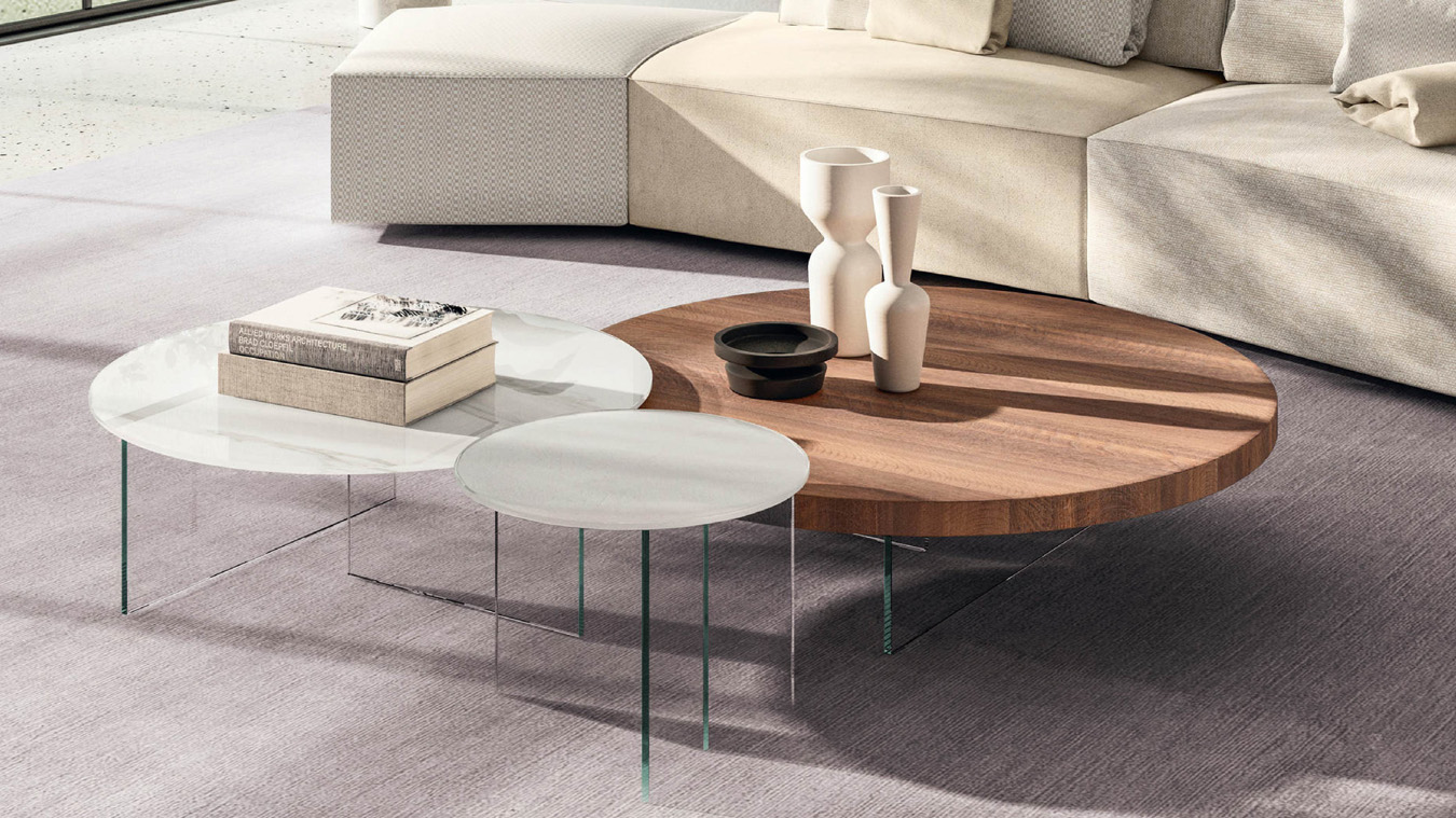 Lago Living Room Coffee Table Air Round Coffee Table 04