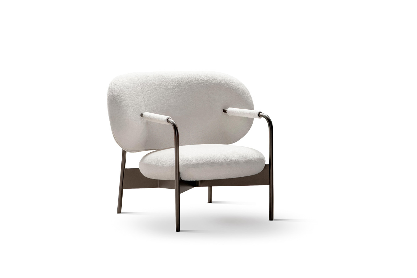 Bonaldo Armchair Pouf Cross Lounge Chair 01